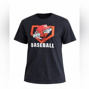 Nike Navy Crewneck Tee with White Logo